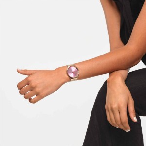 Beige Swatch Desert Mirage St. Steel | LDGI-68309