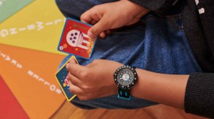 Black Swatch Blue Ahead Plastic | KGFE-36490