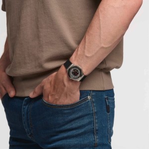 Black Swatch Sistem Through Again St. Steel | XPNT-53796