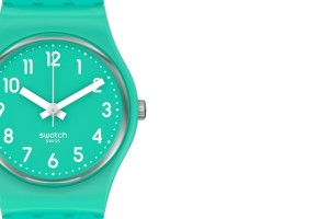 Blue Swatch Back To Mint Leave Plastic | EQCW-03192