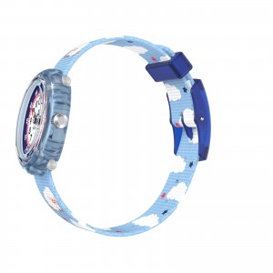 Blue Swatch Fluffy Dreams Bio-sourced plastic | HKPO-10857