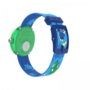 Blue Swatch Soccerozaurus Bio-sourced plastic | AKLN-09123