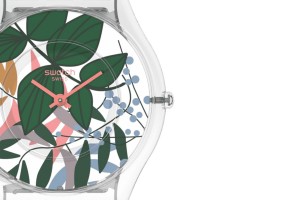 White Swatch Leaves Jungle Bio-sourced material | HZMA-71852
