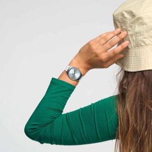 White Swatch Optical St. Steel | OQHL-37240
