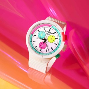 White Swatch Swatch The Purity Of Neon Aluminium | RJOB-29706